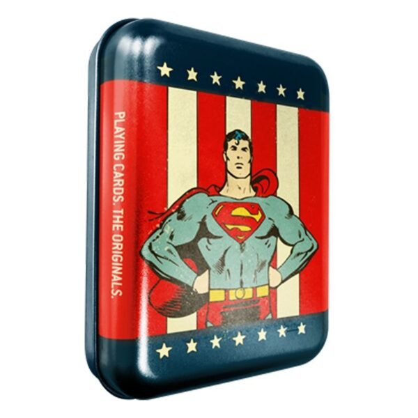 DC Super Heroes - Naipes de Superman estuche metal