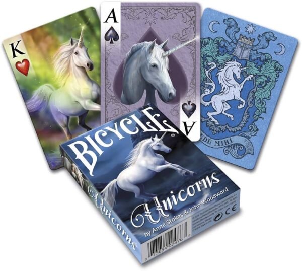 Baraja Bicycle Anne stokes Unicorns